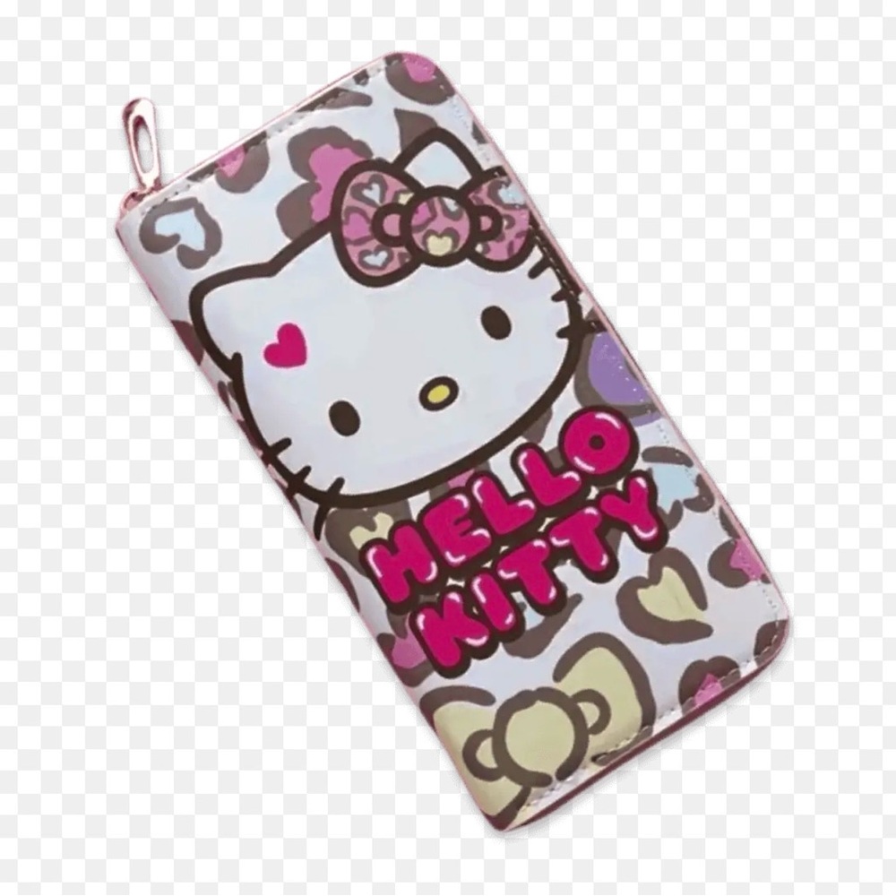 Hello Kitty Multicolor Pattern Long Wallet - image 1